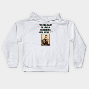 Woody Guthrie Quotes Kids Hoodie